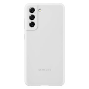 Samsung Silicone Cover szilikon tok Samsung Galaxy S21 FE készülékhez – fehér (EF-PG990TWEGWW)