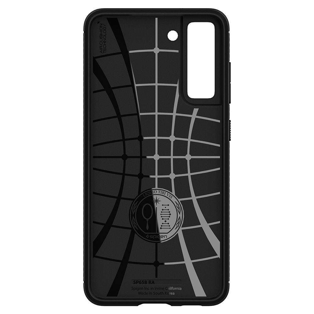 iTok webáruház - Samsung Spigen Rugged Armor tok Samsung Galaxy S21 FE készülékhez (matt fekete) 4 Spigen Rugged Armor Case for Samsung Galaxy S21 FE (matt fekete)