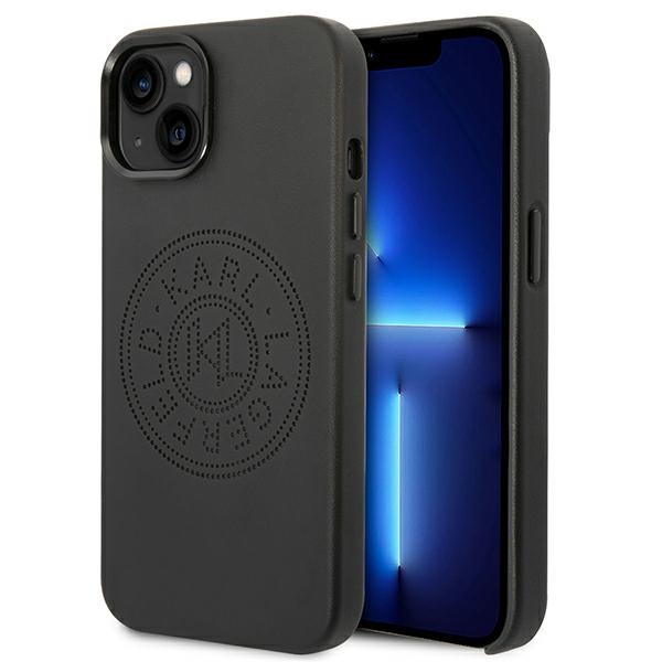 iTok webáruház - Karl Lagerfeld Karl Lagerfeld Leather Perforated Logo tok iPhone 14 Plushoz (fekete) 1 Karl Lagerfeld Leather Perforated Logo Case for iPhone 14 Plus (fekete)