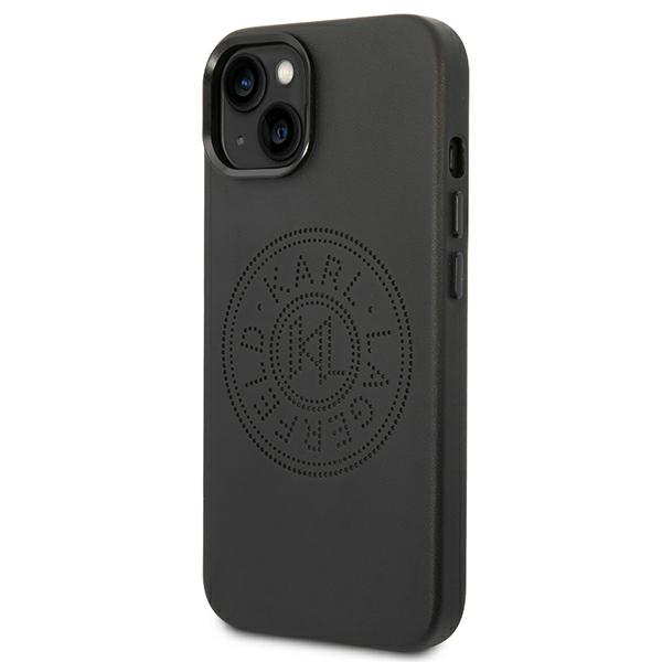 iTok webáruház - Karl Lagerfeld Karl Lagerfeld Leather Perforated Logo tok iPhone 14 Plushoz (fekete) 2 Karl Lagerfeld Leather Perforated Logo Case for iPhone 14 Plus (fekete)