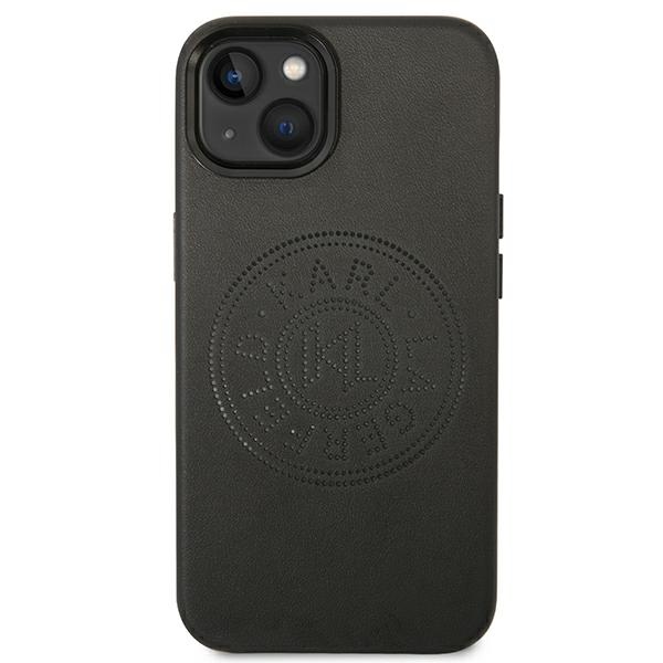 iTok webáruház - Karl Lagerfeld Karl Lagerfeld Leather Perforated Logo tok iPhone 14 Plushoz (fekete) 3 Karl Lagerfeld Leather Perforated Logo Case for iPhone 14 Plus (fekete)