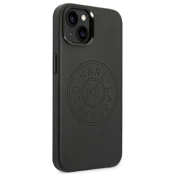 iTok webáruház - Karl Lagerfeld Karl Lagerfeld Leather Perforated Logo tok iPhone 14 Plushoz (fekete) 4 Karl Lagerfeld Leather Perforated Logo Case for iPhone 14 Plus (fekete)