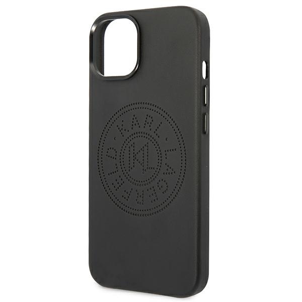iTok webáruház - Karl Lagerfeld Karl Lagerfeld Leather Perforated Logo tok iPhone 14 Plushoz (fekete) 6 Karl Lagerfeld Leather Perforated Logo Case for iPhone 14 Plus (fekete)