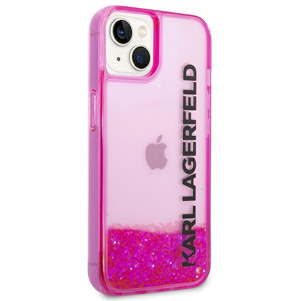 iTok webáruház - Karl Lagerfeld Karl Lagerfeld Liquid Glitter Elong tok iPhone 14 Plus (rózsaszín) 4 Karl Lagerfeld Liquid Glitter Elong Case for iPhone 14 Plus (rózsaszín)