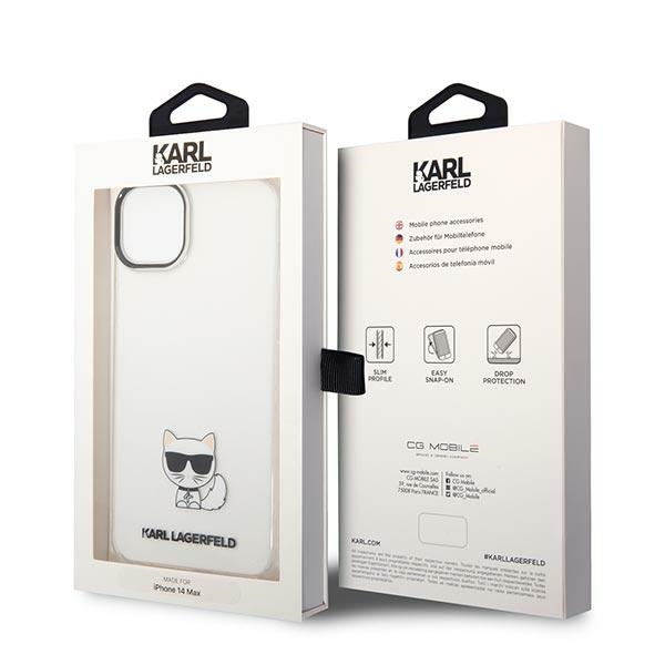 iTok webáruház - Karl Lagerfeld Karl Lagerfeld Choupette Body tok iPhone 14 Plus készülékhez 8 Karl Lagerfeld KLHCP14MCTTR iPhone 14 Plus 6.7 "hardcase clear / transparent Choupette Body