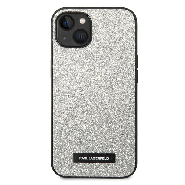 iTok webáruház - Karl Lagerfeld Karl Lagerfeld Glitter Plaque Logo tok iPhone 14 Plus készülékhez – ezüst 3 Karl Lagerfeld KLHCP14MG2ELS iPhone 14 Plus 6.7 "hardcase silver / silver Glitter Plaque Logo