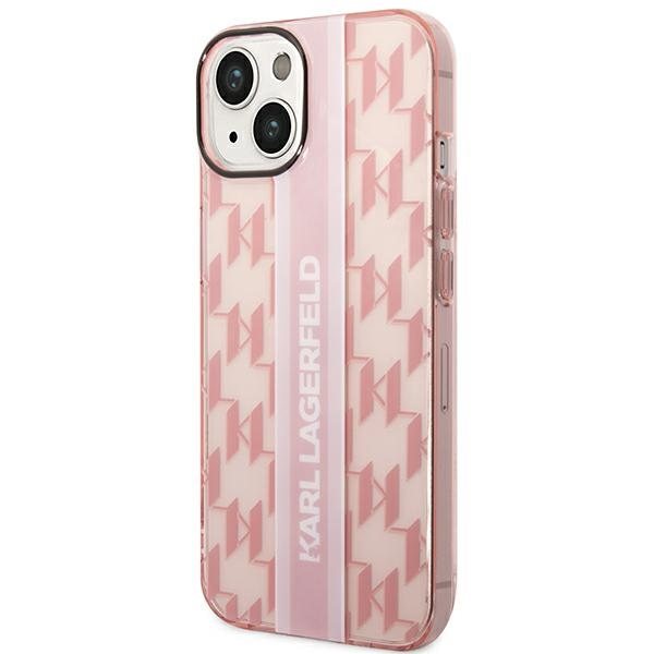 iTok webáruház - Karl Lagerfeld Karl Lagerfeld KLHCP14MHKLSPCP Mono Vertical Stripe tok iPhone 14 Plus 6,7" készülékhez – rózsaszín 2 Karl Lagerfeld KLHCP14MHKLSPCP iPhone 14 Plus 6.7 "hardcase pink / pink Mono Vertical Stripe