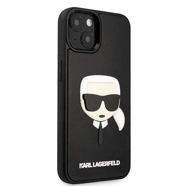 iTok webáruház - Karl Lagerfeld Karl Lagerfeld KLHCP14MKH3DBK 3D Rubber Karl's Head tok iPhone 14 Plushoz – fekete 4 Karl Lagerfeld KLHCP14MKH3DBK iPhone 14 Plus 6.7 "black / black hardcase 3D Rubber Karl's Head