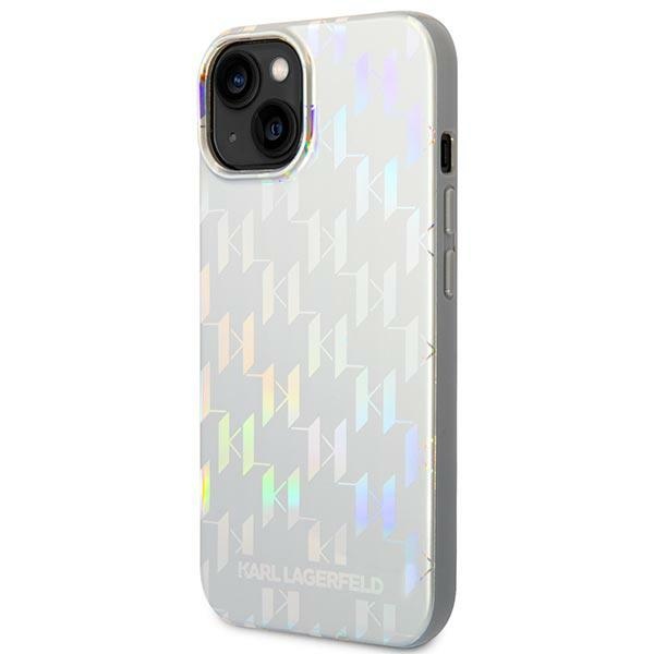 iTok webáruház - Karl Lagerfeld Karl Lagerfeld KLHCP14MLGMMSV3 Monogram Iridescent kemény tok iPhone 14 Plus készülékhez 2 Karl Lagerfeld KLHCP14MLGMMSV3 iPhone 14 Plus 6.7 "hardcase silver / silver Monogram Iridescent