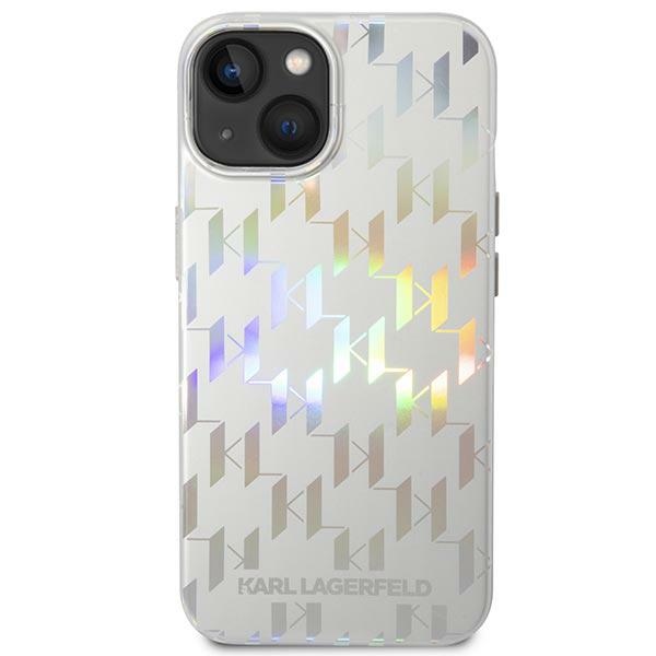 iTok webáruház - Karl Lagerfeld Karl Lagerfeld KLHCP14MLGMMSV3 Monogram Iridescent kemény tok iPhone 14 Plus készülékhez 3 Karl Lagerfeld KLHCP14MLGMMSV3 iPhone 14 Plus 6.7 "hardcase silver / silver Monogram Iridescent
