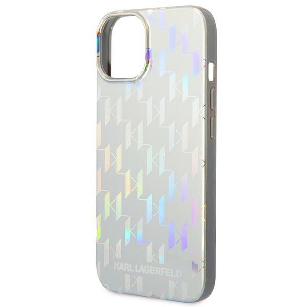 iTok webáruház - Karl Lagerfeld Karl Lagerfeld KLHCP14MLGMMSV3 Monogram Iridescent kemény tok iPhone 14 Plus készülékhez 6 Karl Lagerfeld KLHCP14MLGMMSV3 iPhone 14 Plus 6.7 "hardcase silver / silver Monogram Iridescent