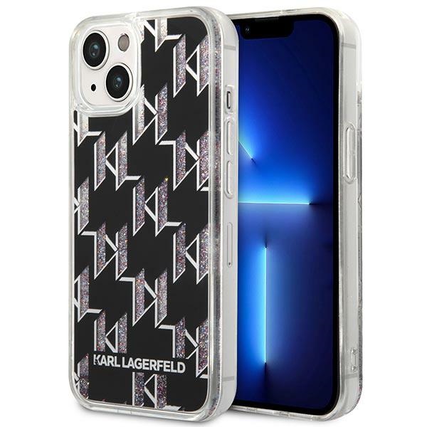 iTok webáruház - Karl Lagerfeld Karl Lagerfeld KLHCP14MLMNMK Liquid Glitter Monogram tok iPhone 14 Plus készülékhez – fekete 1 Karl Lagerfeld KLHCP14MLMNMK iPhone 14 Plus 6.7 "hardcase black / black Liquid Glitter Monogram