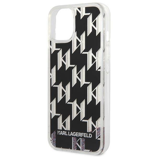 iTok webáruház - Karl Lagerfeld Karl Lagerfeld KLHCP14MLMNMK Liquid Glitter Monogram tok iPhone 14 Plus készülékhez – fekete 6 Karl Lagerfeld KLHCP14MLMNMK iPhone 14 Plus 6.7 "hardcase black / black Liquid Glitter Monogram