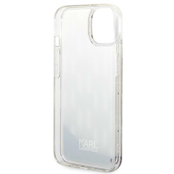 iTok webáruház - Karl Lagerfeld Karl Lagerfeld Liquid Glitter Monogram tok iPhone 14 Plus készülékhez 7 Karl Lagerfeld KLHCP14MLMNMS iPhone 14 Plus 6.7 "hardcase silver / silver Liquid Glitter Monogram