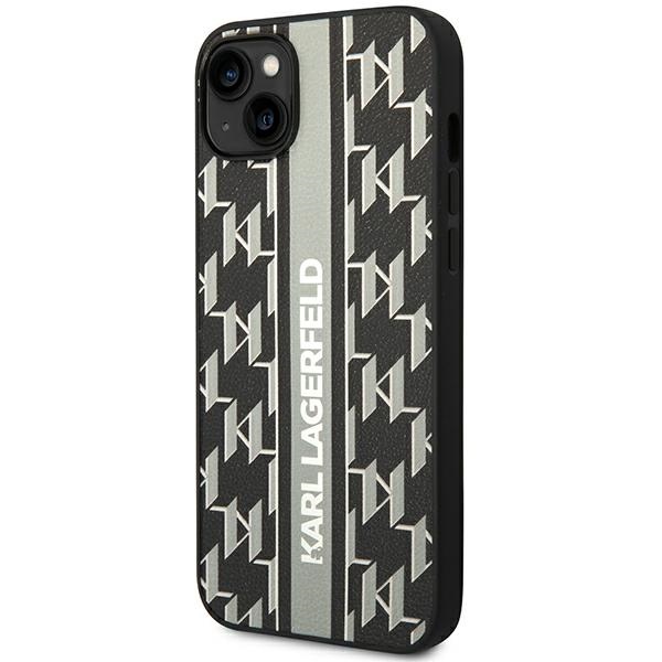 iTok webáruház - Karl Lagerfeld Karl Lagerfeld Monogram Stripe tok iPhone 14 Plus készülékhez, szürke 2 Karl Lagerfeld KLHCP14MPGKLSKG iPhone 14 Plus 6.7 "hardcase gray / gray Monogram Stripe