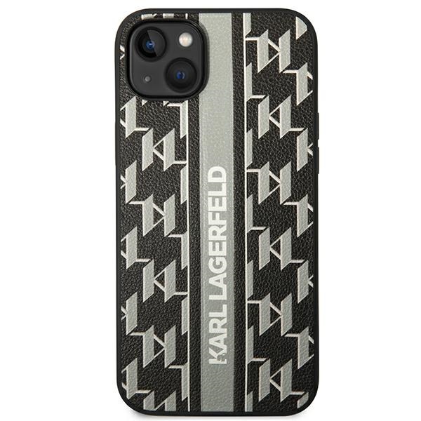 iTok webáruház - Karl Lagerfeld Karl Lagerfeld Monogram Stripe tok iPhone 14 Plus készülékhez, szürke 3 Karl Lagerfeld KLHCP14MPGKLSKG iPhone 14 Plus 6.7 "hardcase gray / gray Monogram Stripe