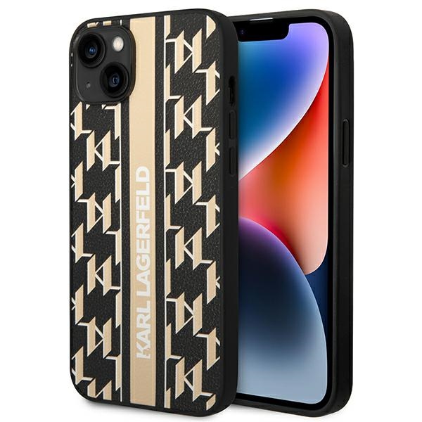 iTok webáruház - Karl Lagerfeld Karl Lagerfeld KLHCP14MPGKLSKW Monogram Stripe keménytok iPhone 14 Plus készülékhez – barna 1 Karl Lagerfeld KLHCP14MPGKLSKW iPhone 14 Plus 6,7 "hardcase brown / brown Monogram Stripe