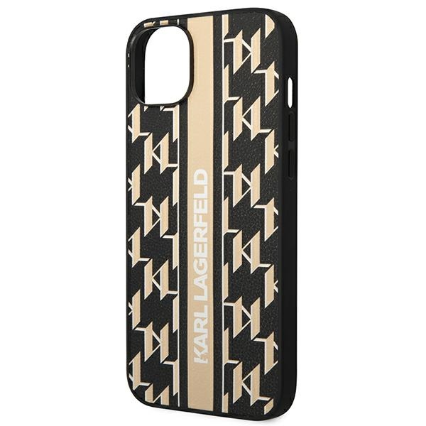 iTok webáruház - Karl Lagerfeld Karl Lagerfeld KLHCP14MPGKLSKW Monogram Stripe keménytok iPhone 14 Plus készülékhez – barna 6 Karl Lagerfeld KLHCP14MPGKLSKW iPhone 14 Plus 6,7 "hardcase brown / brown Monogram Stripe
