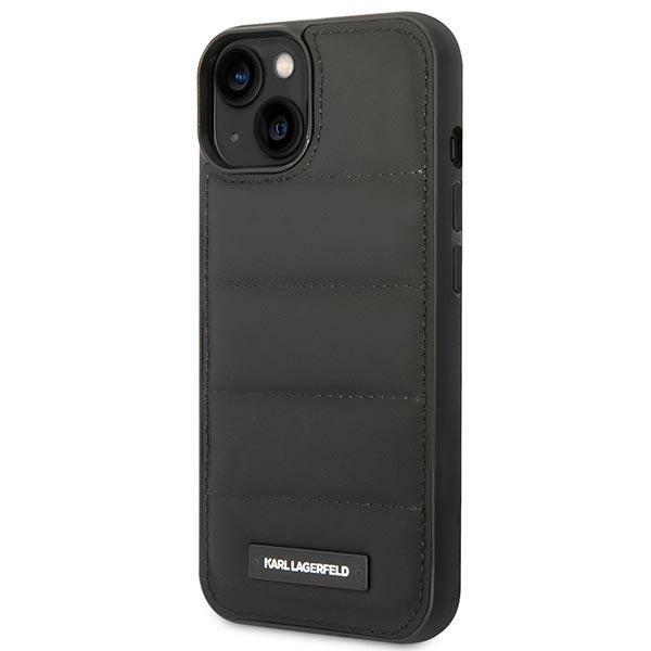iTok webáruház - Karl Lagerfeld Karl Lagerfeld Puffy Elongated Logo tok iPhone 14 Plus (fekete) 2 Karl Lagerfeld Puffy Elongated Logo Case for iPhone 14 Plus (fekete)