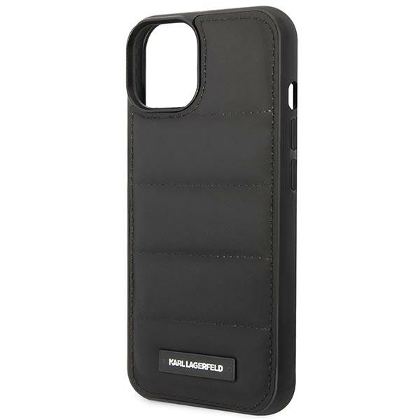 iTok webáruház - Karl Lagerfeld Karl Lagerfeld Puffy Elongated Logo tok iPhone 14 Plus (fekete) 6 Karl Lagerfeld Puffy Elongated Logo Case for iPhone 14 Plus (fekete)