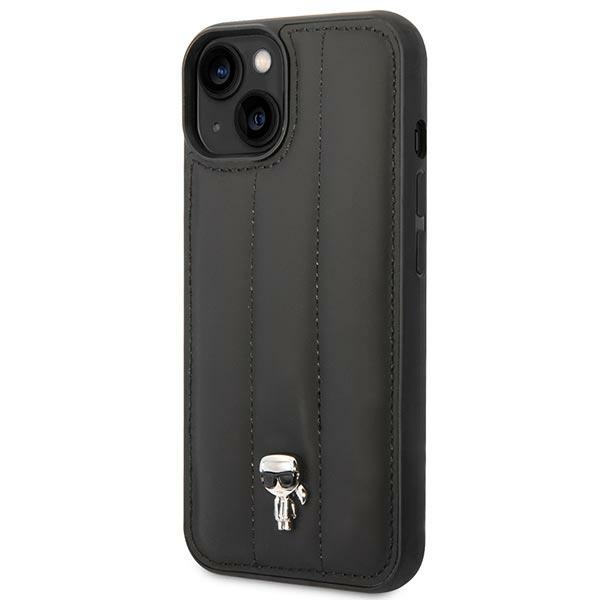 iTok webáruház - Karl Lagerfeld Karl Lagerfeld Puffy Ikonik Pin tok iPhone 14 Plus (fekete) 2 Karl Lagerfeld Puffy Ikonik Pin Case for iPhone 14 Plus (fekete)