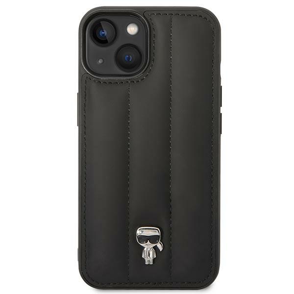 iTok webáruház - Karl Lagerfeld Karl Lagerfeld Puffy Ikonik Pin tok iPhone 14 Plus (fekete) 3 Karl Lagerfeld Puffy Ikonik Pin Case for iPhone 14 Plus (fekete)