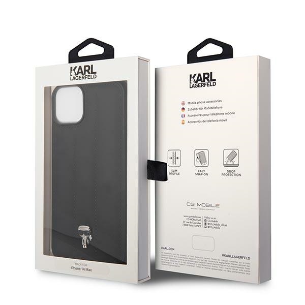iTok webáruház - Karl Lagerfeld Karl Lagerfeld Puffy Ikonik Pin tok iPhone 14 Plus (fekete) 8 Karl Lagerfeld Puffy Ikonik Pin Case for iPhone 14 Plus (fekete)