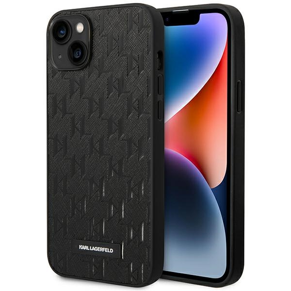 iTok webáruház - Karl Lagerfeld Karl Lagerfeld KLHCP14MSAKLHPK Saffiano Mono Metal Logo tok iPhone 14 Plus készülékhez – fekete 1 Karl Lagerfeld KLHCP14MSAKLHPK iPhone 14 Plus 6.7 "hardcase black / black Saffiano Mono Metal Logo