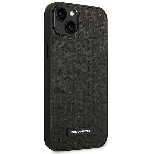 iTok webáruház - Karl Lagerfeld Karl Lagerfeld KLHCP14MSAKLHPK Saffiano Mono Metal Logo tok iPhone 14 Plus készülékhez – fekete 4 Karl Lagerfeld KLHCP14MSAKLHPK iPhone 14 Plus 6.7 "hardcase black / black Saffiano Mono Metal Logo