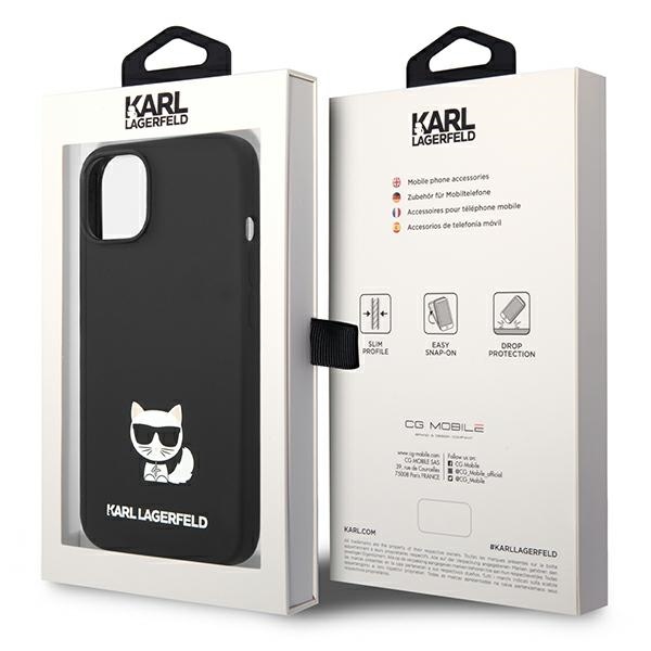 iTok webáruház - Karl Lagerfeld Karl Lagerfeld Silicone Choupette Body tok iPhone 14 Plus készülékhez, fekete 8 Karl Lagerfeld KLHCP14MSLCTBK iPhone 14 Plus 6.7 "hardcase black / black Silicone Choupette Body