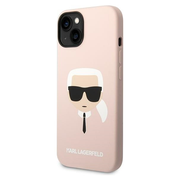 iTok webáruház - Karl Lagerfeld Karl Lagerfeld KLHCP14MSLKHLP szilikon tok iPhone 14 Plus készülékhez 2 Karl Lagerfeld KLHCP14MSLKHLP iPhone 14 Plus 6.7 "hardcase pink / pink Silicone Karl's Head