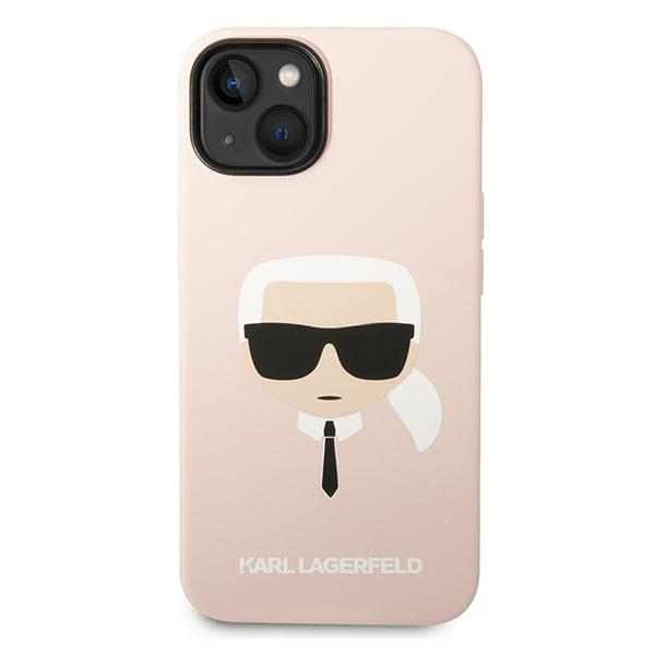 iTok webáruház - Karl Lagerfeld Karl Lagerfeld KLHCP14MSLKHLP szilikon tok iPhone 14 Plus készülékhez 3 Karl Lagerfeld KLHCP14MSLKHLP iPhone 14 Plus 6.7 "hardcase pink / pink Silicone Karl's Head