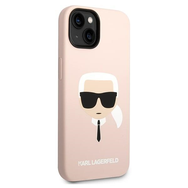 iTok webáruház - Karl Lagerfeld Karl Lagerfeld KLHCP14MSLKHLP szilikon tok iPhone 14 Plus készülékhez 4 Karl Lagerfeld KLHCP14MSLKHLP iPhone 14 Plus 6.7 "hardcase pink / pink Silicone Karl's Head