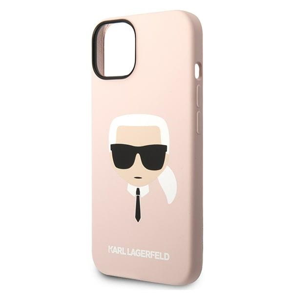 iTok webáruház - Karl Lagerfeld Karl Lagerfeld KLHCP14MSLKHLP szilikon tok iPhone 14 Plus készülékhez 6 Karl Lagerfeld KLHCP14MSLKHLP iPhone 14 Plus 6.7 "hardcase pink / pink Silicone Karl's Head