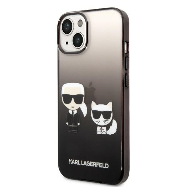 iTok webáruház - Karl Lagerfeld Karl Lagerfeld KLHCP14MTGKCK tok iPhone 14 Plus készülékhez 2 Karl Lagerfeld KLHCP14MTGKCK iPhone 14 Plus 6,7 "hardcase black / black Gradient Ikonik Karl & Choupette