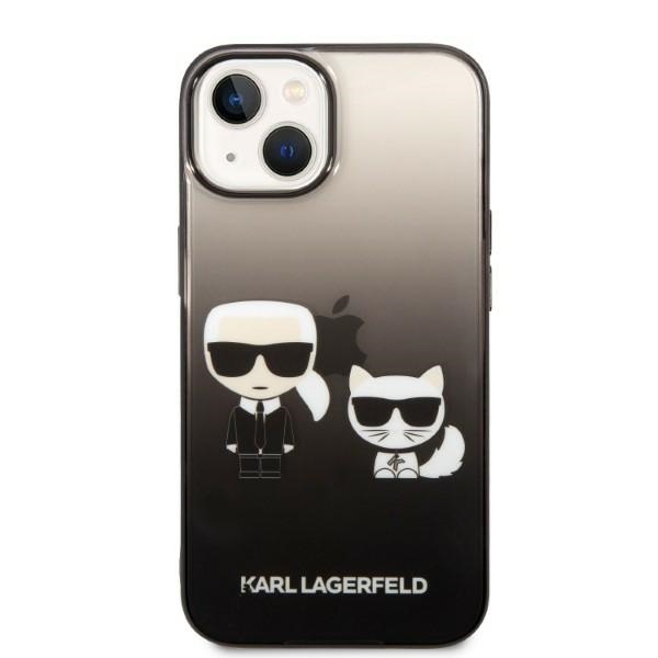 iTok webáruház - Karl Lagerfeld Karl Lagerfeld KLHCP14MTGKCK tok iPhone 14 Plus készülékhez 3 Karl Lagerfeld KLHCP14MTGKCK iPhone 14 Plus 6,7 "hardcase black / black Gradient Ikonik Karl & Choupette