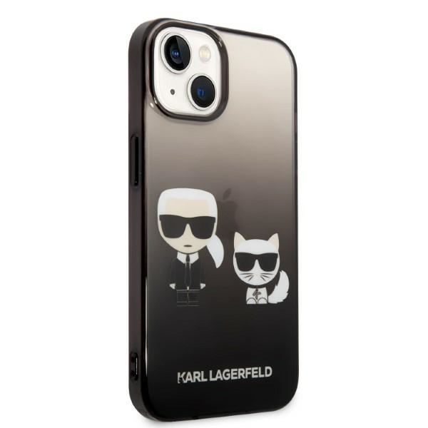 iTok webáruház - Karl Lagerfeld Karl Lagerfeld KLHCP14MTGKCK tok iPhone 14 Plus készülékhez 4 Karl Lagerfeld KLHCP14MTGKCK iPhone 14 Plus 6,7 "hardcase black / black Gradient Ikonik Karl & Choupette
