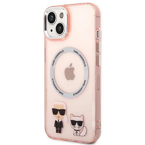 iTok webáruház - Karl Lagerfeld Karl Lagerfeld KLHMP14MHKCP iPhone 14 Plus tok – Karl & Choupette Aluminum MagSafe, rózsaszín 2 Karl Lagerfeld KLHMP14MHKCP iPhone 14 Plus 6.7 "hardcase pink / pink Karl & Choupette Aluminum Magsafe