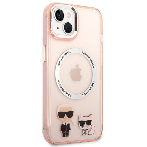 iTok webáruház - Karl Lagerfeld Karl Lagerfeld KLHMP14MHKCP iPhone 14 Plus tok – Karl & Choupette Aluminum MagSafe, rózsaszín 4 Karl Lagerfeld KLHMP14MHKCP iPhone 14 Plus 6.7 "hardcase pink / pink Karl & Choupette Aluminum Magsafe
