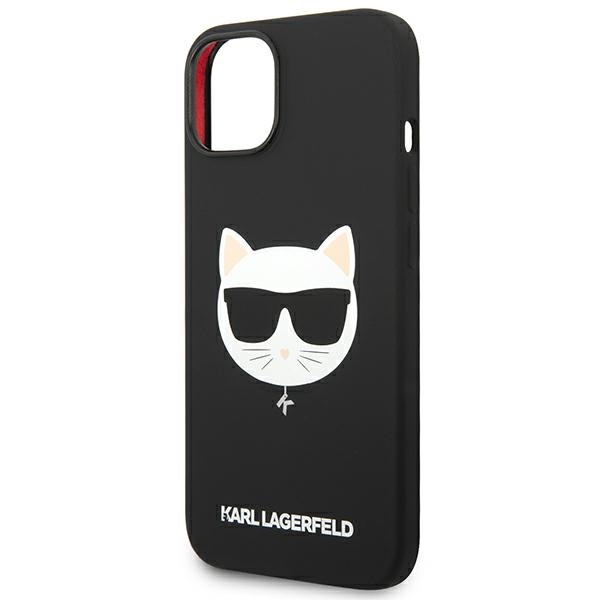 iTok webáruház - Karl Lagerfeld Karl Lagerfeld KLHMP14MSLCHBK Choupette Head MagSafe szilikon tok iPhone 14 Plus készülékhez 6 Karl Lagerfeld KLHMP14MSLCHBK iPhone 14 Plus 6.7 "hardcase black / black Silicone Choupette Head Magsafe