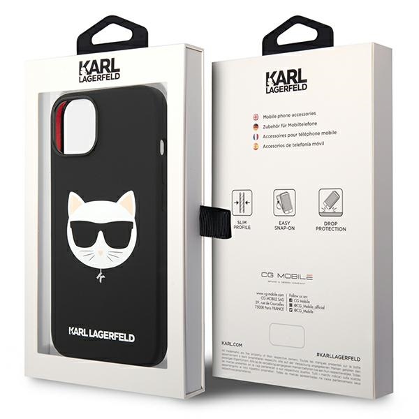 iTok webáruház - Karl Lagerfeld Karl Lagerfeld KLHMP14MSLCHBK Choupette Head MagSafe szilikon tok iPhone 14 Plus készülékhez 8 Karl Lagerfeld KLHMP14MSLCHBK iPhone 14 Plus 6.7 "hardcase black / black Silicone Choupette Head Magsafe