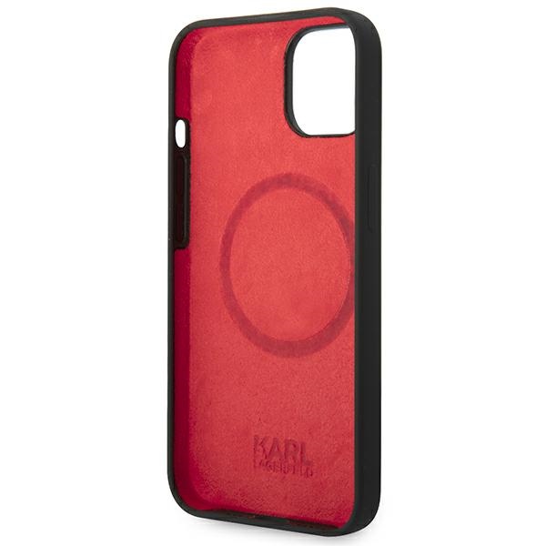iTok webáruház - Karl Lagerfeld Karl Lagerfeld KLHMP14MSLMP1K Silicone Plaque MagSafe tok iPhone 14 Plus készülékhez – fekete 7 Karl Lagerfeld KLHMP14MSLMP1K iPhone 14 Plus 6.7 "hardcase black / black Silicone Plaque Magsafe