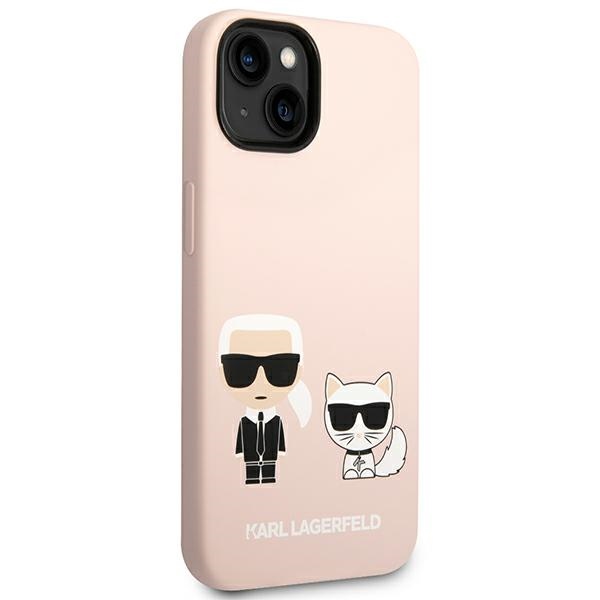 iTok webáruház - Karl Lagerfeld Karl Lagerfeld KLHMP14MSSKCI Silicone Karl & Choupette MagSafe tok iPhone 14 Plushoz 4 Karl Lagerfeld KLHMP14MSSKCI iPhone 14 Plus 6.7 "hardcase light pink / light pink Silicone Karl & Choupette Magsafe