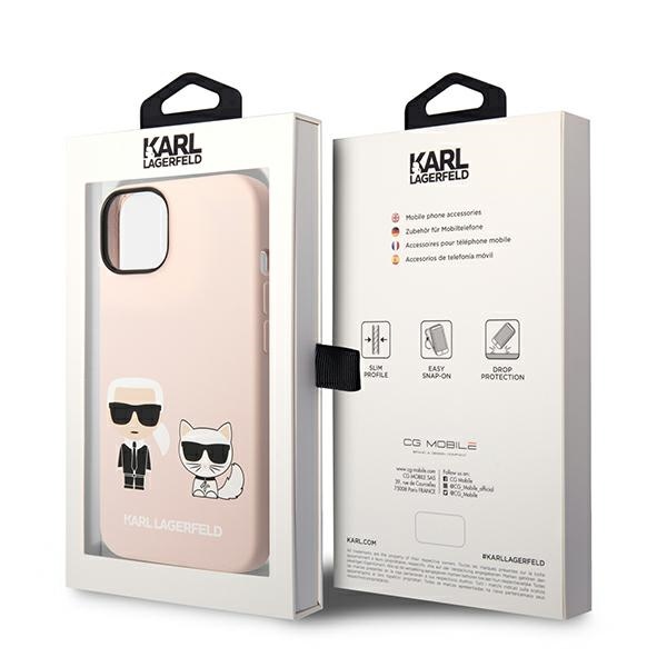 iTok webáruház - Karl Lagerfeld Karl Lagerfeld KLHMP14MSSKCI Silicone Karl & Choupette MagSafe tok iPhone 14 Plushoz 8 Karl Lagerfeld KLHMP14MSSKCI iPhone 14 Plus 6.7 "hardcase light pink / light pink Silicone Karl & Choupette Magsafe