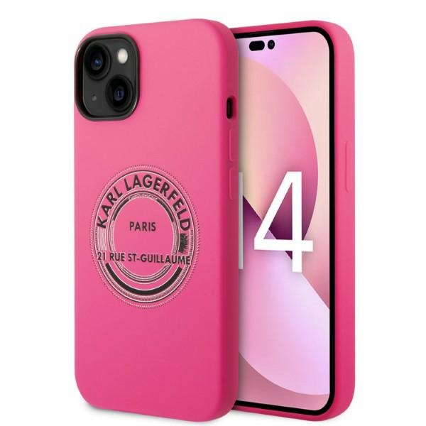 iTok webáruház - Karl Lagerfeld Karl Lagerfeld Silicone RSG szilikon tok iPhone 14 Plus készülékhez, rózsaszín 1 Karl Lagerfeld KLHCP14MSRSGRCF iPhone 14 Plus 6.7 "hardcase pink / pink Silicone RSG