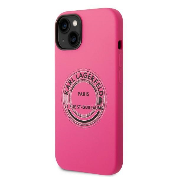 iTok webáruház - Karl Lagerfeld Karl Lagerfeld Silicone RSG szilikon tok iPhone 14 Plus készülékhez, rózsaszín 2 Karl Lagerfeld KLHCP14MSRSGRCF iPhone 14 Plus 6.7 "hardcase pink / pink Silicone RSG