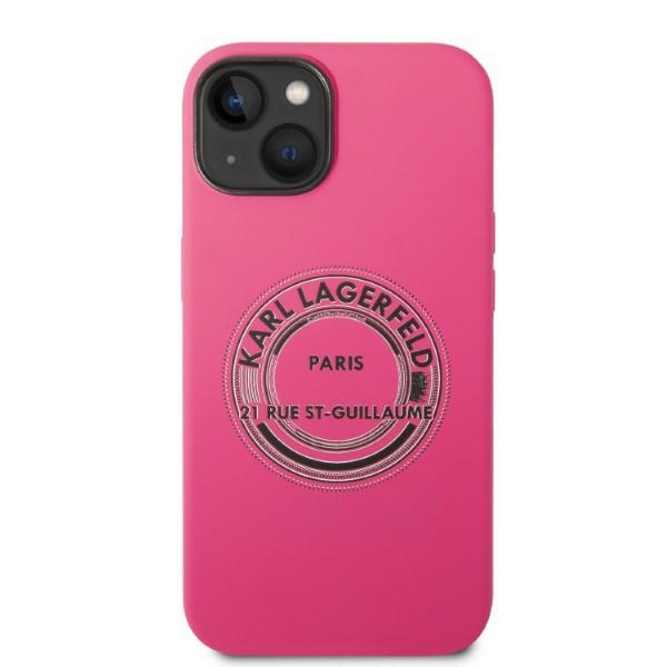 iTok webáruház - Karl Lagerfeld Karl Lagerfeld Silicone RSG szilikon tok iPhone 14 Plus készülékhez, rózsaszín 3 Karl Lagerfeld KLHCP14MSRSGRCF iPhone 14 Plus 6.7 "hardcase pink / pink Silicone RSG