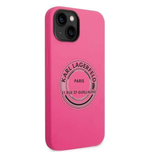 iTok webáruház - Karl Lagerfeld Karl Lagerfeld Silicone RSG szilikon tok iPhone 14 Plus készülékhez, rózsaszín 4 Karl Lagerfeld KLHCP14MSRSGRCF iPhone 14 Plus 6.7 "hardcase pink / pink Silicone RSG