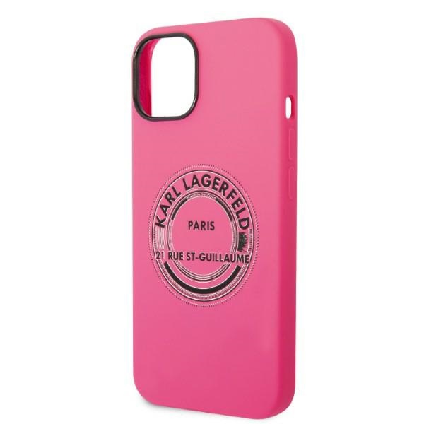 iTok webáruház - Karl Lagerfeld Karl Lagerfeld Silicone RSG szilikon tok iPhone 14 Plus készülékhez, rózsaszín 6 Karl Lagerfeld KLHCP14MSRSGRCF iPhone 14 Plus 6.7 "hardcase pink / pink Silicone RSG