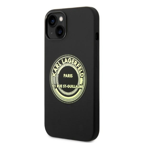 iTok webáruház - Karl Lagerfeld Karl Lagerfeld Silicone RSG szilikon tok iPhone 14 Plus készülékhez 2 Karl Lagerfeld KLHCP14MSRSGRCK iPhone 14 Plus 6.7 "hardcase black / black Silicone RSG